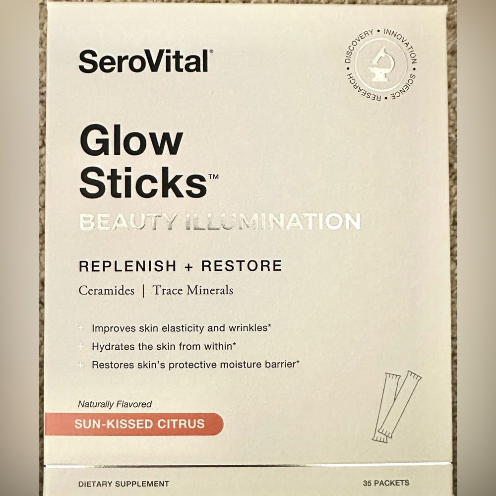 SeroVital Glow Sticks in Sun-Kissed Citrus